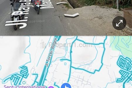 Jual Tanah Komersial Strategis di Sentul Babakan Madang Pinggir Jalan Raya