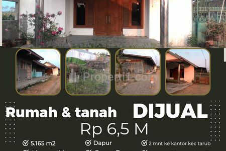 Dijual Tanah dan Rumah Depan Jalan Balamoa Kemantran Tegal