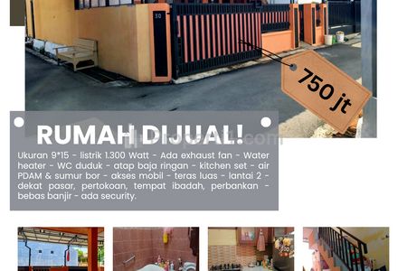 Rumah Dijual di Panggung Tegal, Jawa Tengah