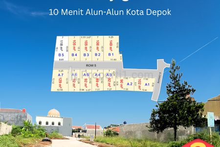 Jual Tanah Kavling di Pondok Rajeg Cilodong Depok Jawa Barat