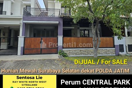 Dijual Rumah Central Park A Yani Regency Surabaya - A Yani Residence - Modern 2 Lantai Dekat Polda Jatim, Cito, Graha Pena, Masjid Agung
