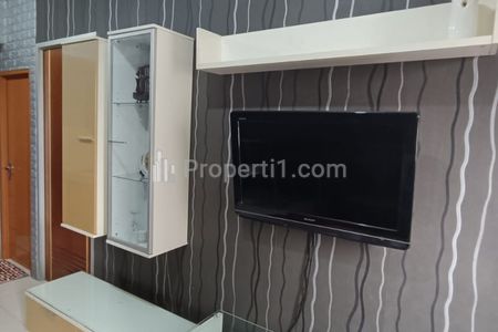 Disewakan Apartemen Puncak Kertajaya Surabaya Tower A Selatan 2BR Full Furnished Dekat ITS, UNAIR