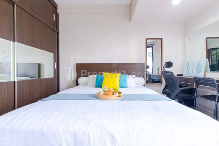 Sewa Apartemen Murah Tipe Studio Tamansari Sudirman - City View Area Jakarta Selatan Dekat SCBD, Sudirman, WTC, Kedutaan Besar