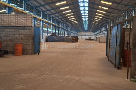 Dijual Eks Gudang Pabrik Besi Krikilan Driyorejo Gresik Strategis Harga Termurah