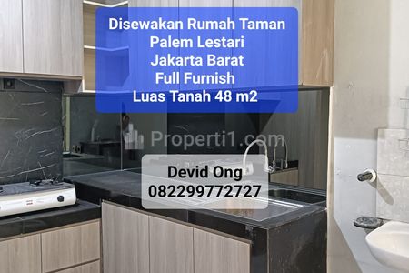 Disewakan Rumah Taman Palem Lestari Luas Tanah 48 m2 Furnish, Jakarta Barat