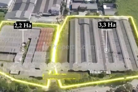 Dijual Cepat Lahan Ex Pabrik Jl. Raya Serang-cikupa Km 12, Tangerang