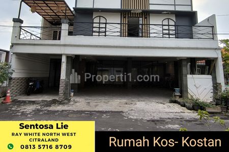 Jual Rumah Kost di Darmo Permai - Sukomanunggal Surabaya Barat - Full Furnished- Parkiran Mobil Luas - Lokasi Dekat Pakuwon Mall, HR Muhammad