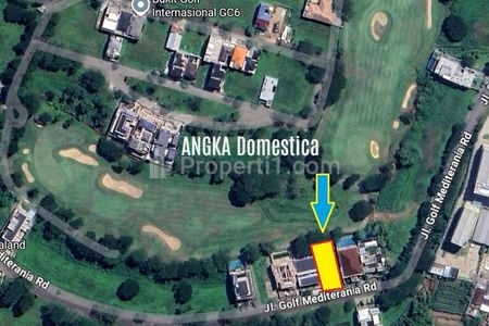 Jual Tanah Somerset Bukit Golf Mediterania Long Golf View 2 Sisi Sekaligus Citraland Surabaya Barat
