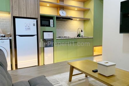 Jual Rugi Apartemen Smart Home Japanese Style di Grand Sungkono Lagoon Surabaya Tower Caspian 1BR Furnished Dekat Ciputra World Surabaya
