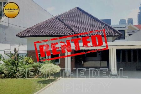 Disewakan Rumah Bisa untuk SIlent Office di Menteng Jakarta Pusat STD307