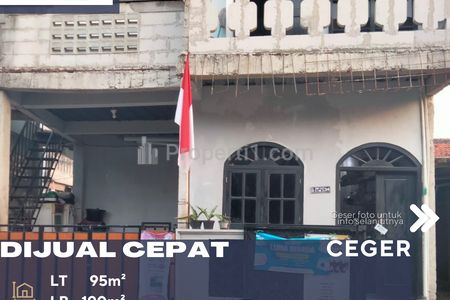 Dijual Rumah 2 Lantai Lokasi Strategis di Ceger Cipayung Jakarta Timur