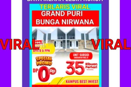 Jual Rumah Subsidi Terlaris di Jember Dekat UNEJ Universitas Jember, UNMUH Jember, JETOS Jember Town Square