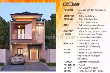 Jual Rumah Baru On Progress di Nirwana Rungkut Surabaya Timur