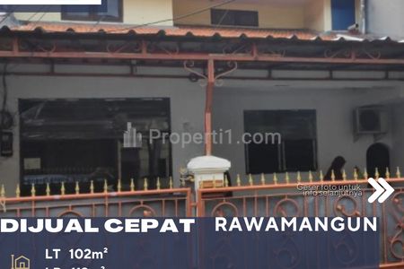 Jual Rumah Siap Huni di Rawamangun Jakarta Timur