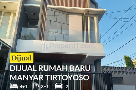 Rumah Baru Dijual Manyar Tirtoyoso Surabaya Timur