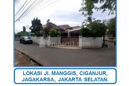 Jual Cepat Harga Spesial Rumah Hook 2 Lantai di Jl. Manggis, Ciganjur, Jagakarsa, Jakarta Selatan.