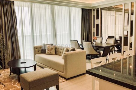 For Rent Apartment at Anandamaya Residence - Type 2+1 BR Full Furnished - Prime Location in Central Jakarta