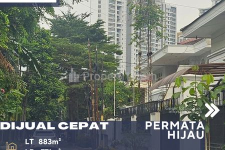 Dijual Cepat Rumah Asri Daerah Elit Permata Hijau Harga Murah Siap Huni