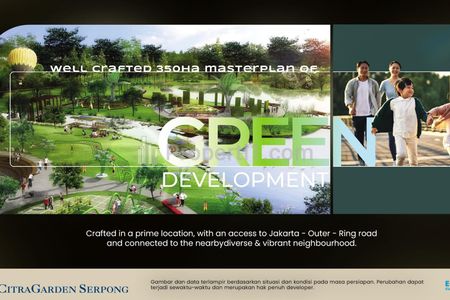 Dijual Rumah New Launching Citra Garden Serpong Cluster Hortis, Tangerang