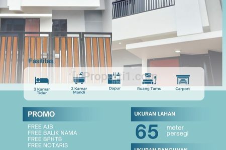 Jual Rumah Baru Siap Huni di Wibawa Mukti, Jatiasih, Bekasi