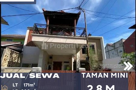 Dijual Rumah Cluster Dekat Taman Mini Jakarta Timur