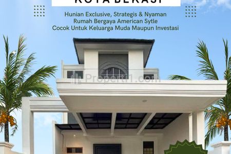 Jual Rumah Desain American Classic di Pondok Gede, Bekasi