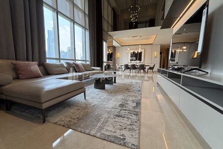Disewakan Apartemen Anandamaya Residence 3+1BR Full Furnished Private Pool