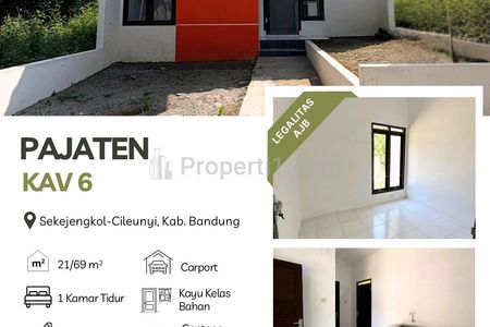 Dijual Rumah Murah Siap Huni di Cileunyi Bandung Timur