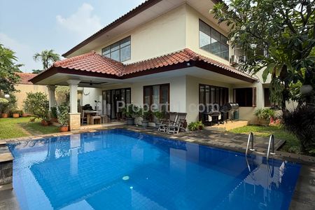 Jual Rumah Tropical di Kenanga Ampera, Jakarta Selatan - 6+2 Kamar Tidur Semi Furnished