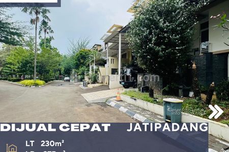 Dijual Rumah Dalam Cluster Lingkungan Tenang dan Nyaman Lokasi Strategis di Jatipadang Jakarta Selatan