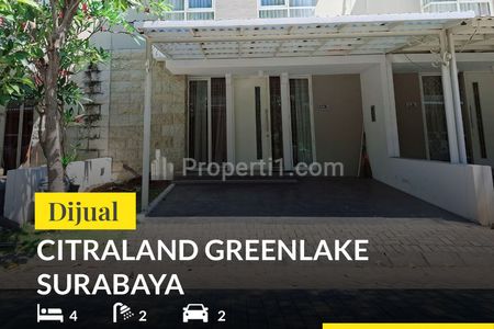 Rumah Dijual Citraland Greenlake Minimalis Interior Siap Huni