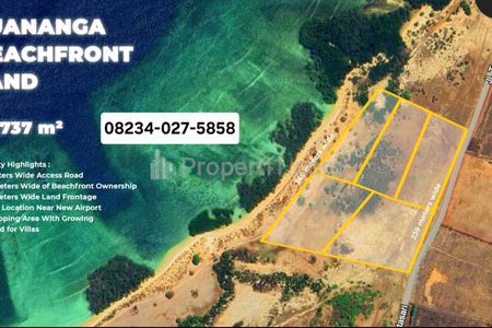 Dijual Tanah Los Pantai Tuananga Poto Tano Sumbawa Barat Nusa Tenggara Barat