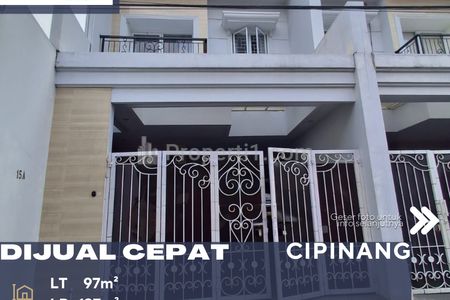 Dijual Cepat Rumah Dalam Komplek Posisi Hoek di Cipinang Jakarta Timur