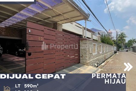 Dijual Rumah Mewah di Kawasan Mewah Permata Hijau Jakarta Selatan