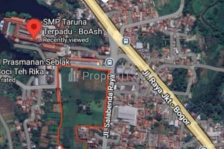 Dijual Kavling Strategis 43.000 m2 / 4.3 Hektar di Area Jl Salabenda Raya, Parakan Jaya, Kemang, Bogor, Jawa Barat Lokasi Strategis