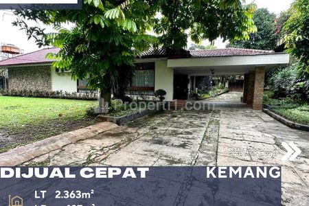 Dijual Rumah Lama Bangunan Kokoh dan Mewah Cocok untuk Usaha Kantor dan Showroom Lokasi Strategis di Kemang Jakarta Selatan