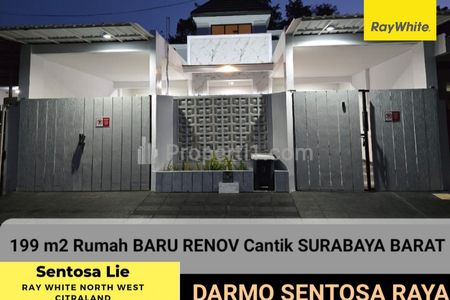 Dijual Rumah Darmo Sentosa Raya Wiyung Surabaya, Dekat Villa Bukit Mas, Akses Tol Satelit, Ciputra World, Graha Family
