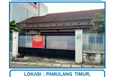 Jual Cepat Harga Spesial di Bawah Pasaran Rumah Klasik Halaman Luas di Pamulang Timur, Tangerang Selatan, Banten