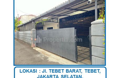 Jual Cepat Rumah Bagus 2 Lantai di Jl. Tebet Barat, Tebet, Jakarta Selatan.
