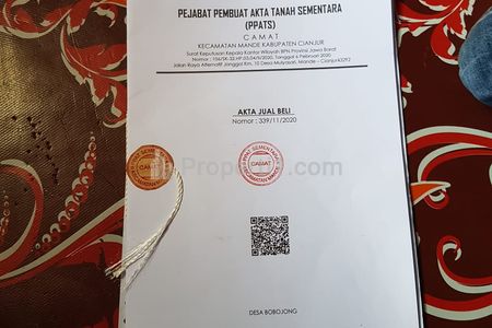 Dijual Cepat Tanah 100m² di Desa Bobojong, Mande, Cianjur