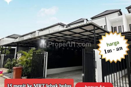 DiJual Rumah Modern Bata Merah di Pondok Cabe, Tangerang Selatan – Bonus 3 AC + DP 0%