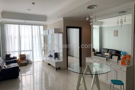 Dijual Apartemen Murah di Denpasar Residence Kuningan City, Jakarta Selatan - Tipe 2 BR Luas 90m2 Semi Furnished