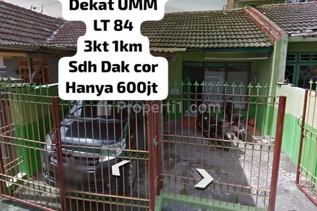 Dijual Rumah di Landungsari Malang, Sudah Dak Cor