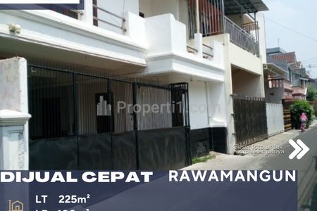 Dijual Cepat Rumah Cocok untuk Rumah Kost di Rawamangun Jakarta Timur