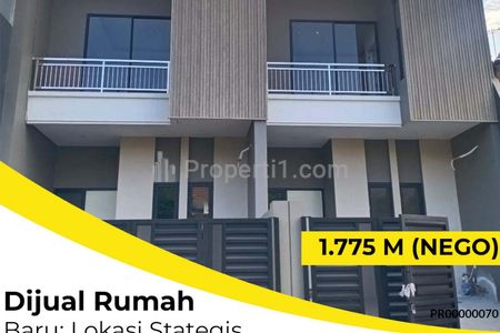 Dijual Rumah Baru Strategis Villa Kalijudan Indah, Surabaya Timur Dekat Unair, ITS, Galaxy Mall, dan RS Dr. Soetomo