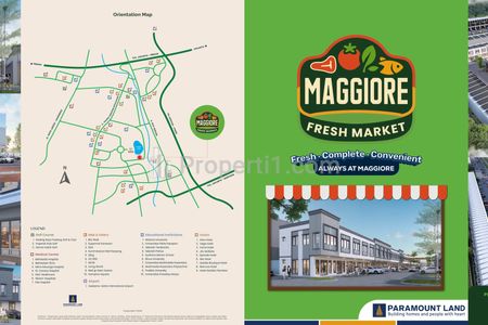 Dijual Kios Toko di Maggiore Fresh Market Harga Murah di Gading Serpong Tangerang