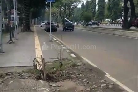 Dijual Sebidang Tanah Strategis Pinggir Jalan Raya Utama Tegar Beriman, Bogor