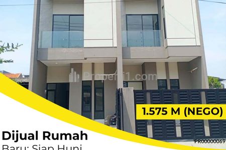 Jual Rumah Baru Siap Huni Tenggilis Mejoyo Selatan, Surabaya Timur   Dekat Ubaya, Transmart Rungkut, Plaza Marina, dan Kawasan Industri Rungkut
