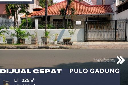 Dijual Cepat Rumah Cocok untuk Hunian Usaha Cafe atau Kantor di Pulo Gadung Jakarta Timur