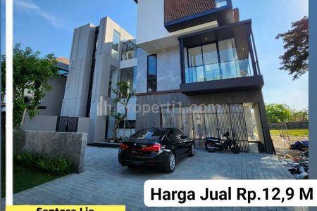 Dijual Rumah Baru Waterfront Citraland Surabaya Special Garasi Carport Masuk 6 Mobil - Private Pool - Private Lift Optional Dekat Uc, Hokky Buah